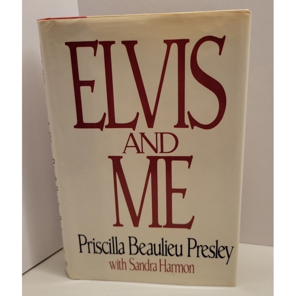 Elvis and Me by Priscilla Presley and Sandra Harmon 1985‎ Hardcover 1st Edition